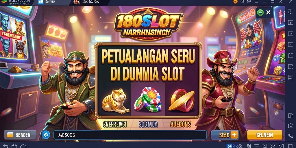 Tampilan seru gameplay slot di 180SLOT dengan misi menantang.