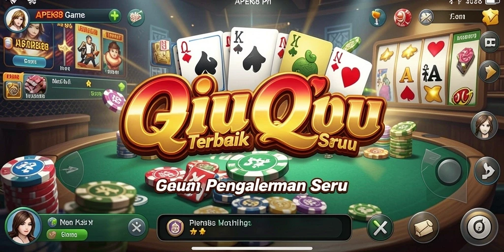Gameplay seru QiuQiu di APEK88