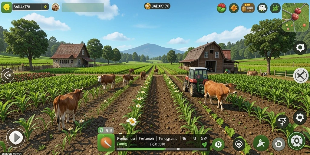 Gameplay BADAK178 yang menakjubkan dengan grafik pertanian yang indah.