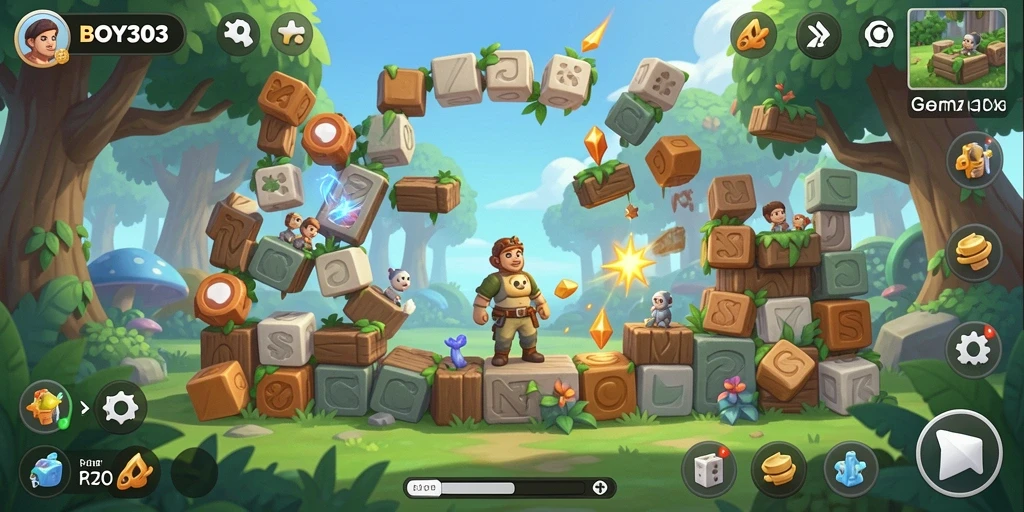 Tangkapan layar gameplay BOY303 dengan puzzle menarik yang menantang.