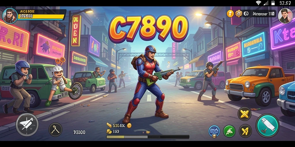 Gambaran keseruan gameplay C7890 yang penuh tantangan.