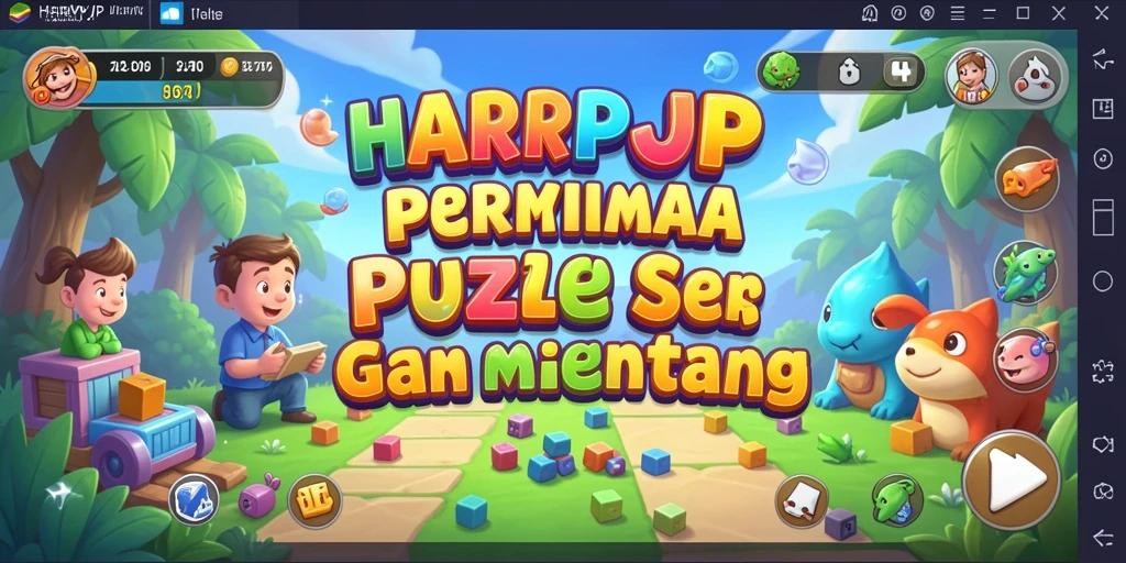 Menampilkan gameplay menantang dari HARAPJP yang menguji kemampuan berpikir.