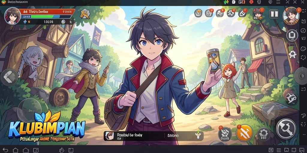 Tampilan gameplay anime yang menakjubkan dari KLUBIMPIAN.