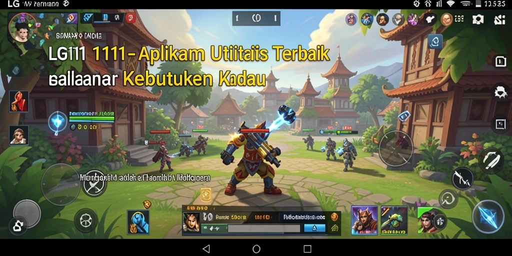 Screenshot LG111 menampilkan antarmuka aplikasi untuk manajemen tugas.