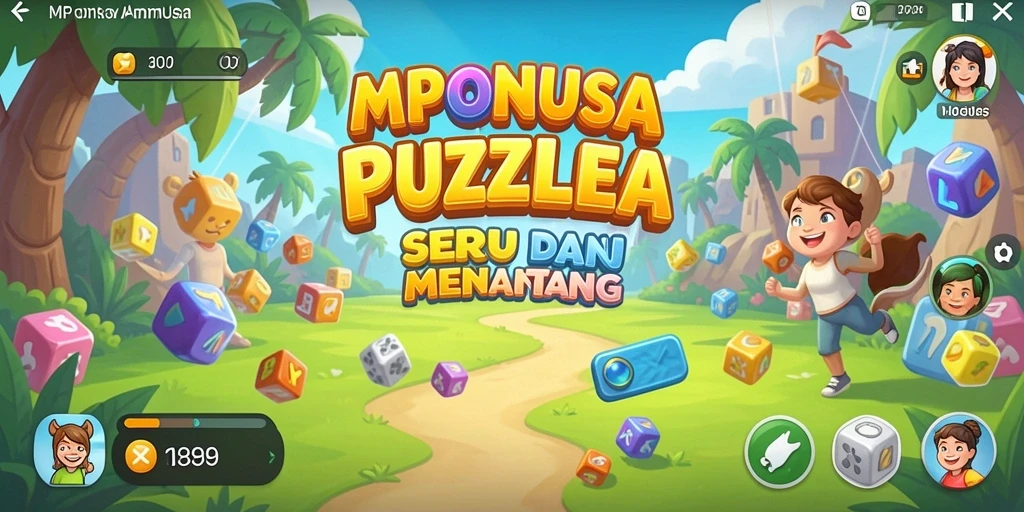 Tampilan gameplay seru dan menyenangkan dari MPONUSA.